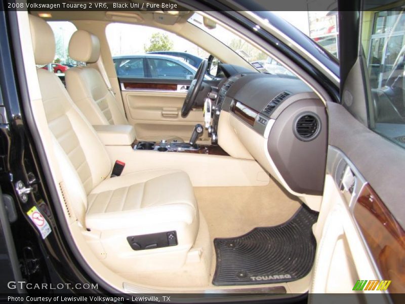Black Uni / Pure Beige 2008 Volkswagen Touareg 2 VR6