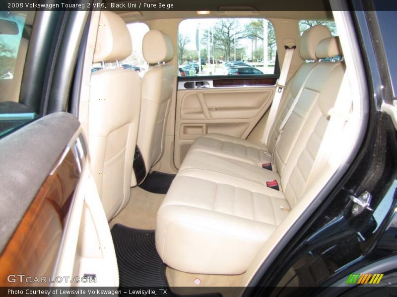 Black Uni / Pure Beige 2008 Volkswagen Touareg 2 VR6
