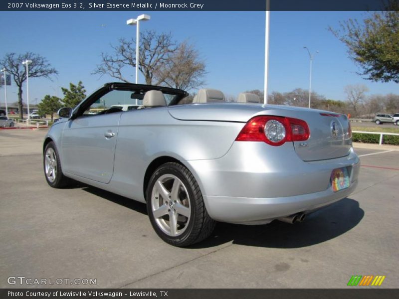 Silver Essence Metallic / Moonrock Grey 2007 Volkswagen Eos 3.2
