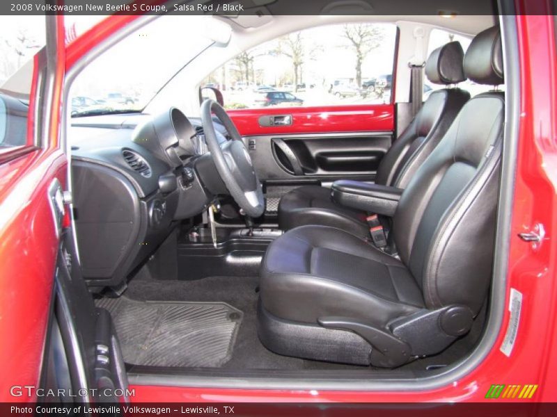 Salsa Red / Black 2008 Volkswagen New Beetle S Coupe