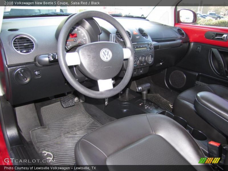 Salsa Red / Black 2008 Volkswagen New Beetle S Coupe