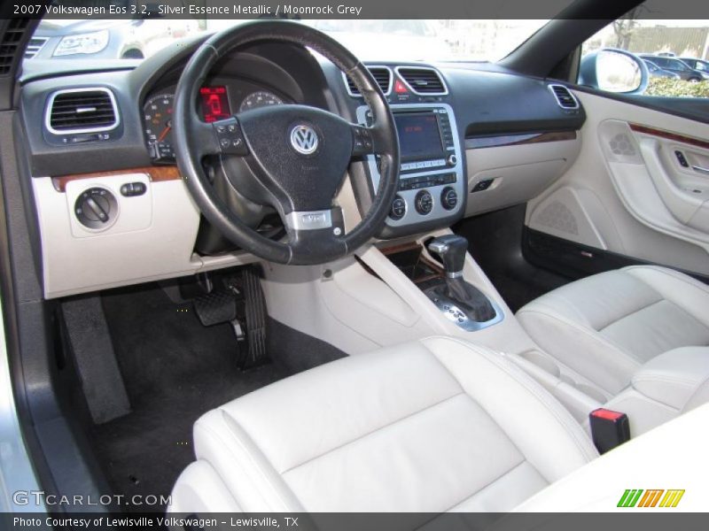 Silver Essence Metallic / Moonrock Grey 2007 Volkswagen Eos 3.2