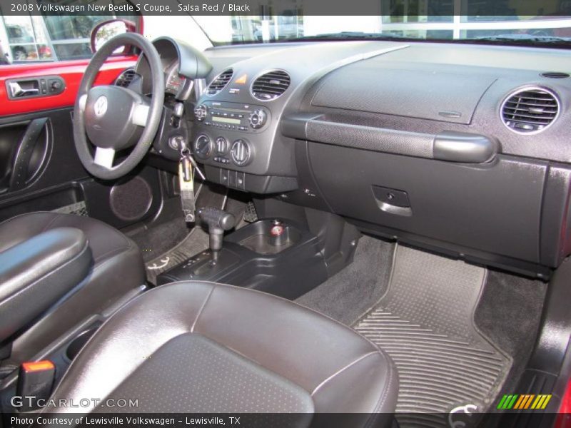 Salsa Red / Black 2008 Volkswagen New Beetle S Coupe