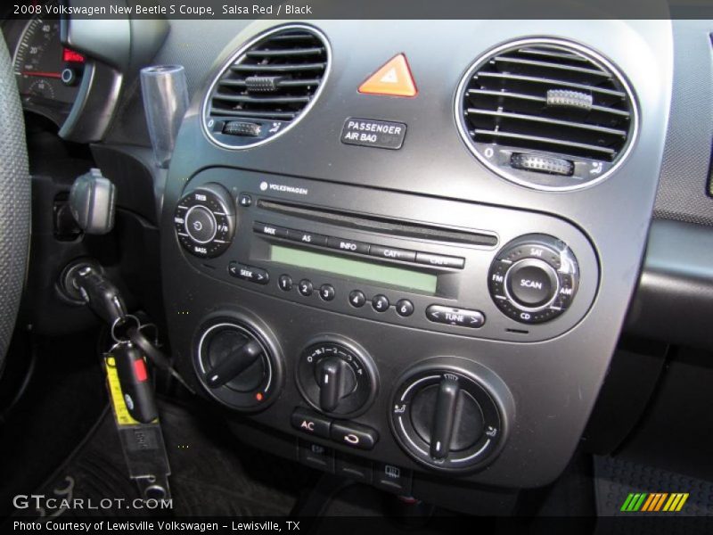 Salsa Red / Black 2008 Volkswagen New Beetle S Coupe