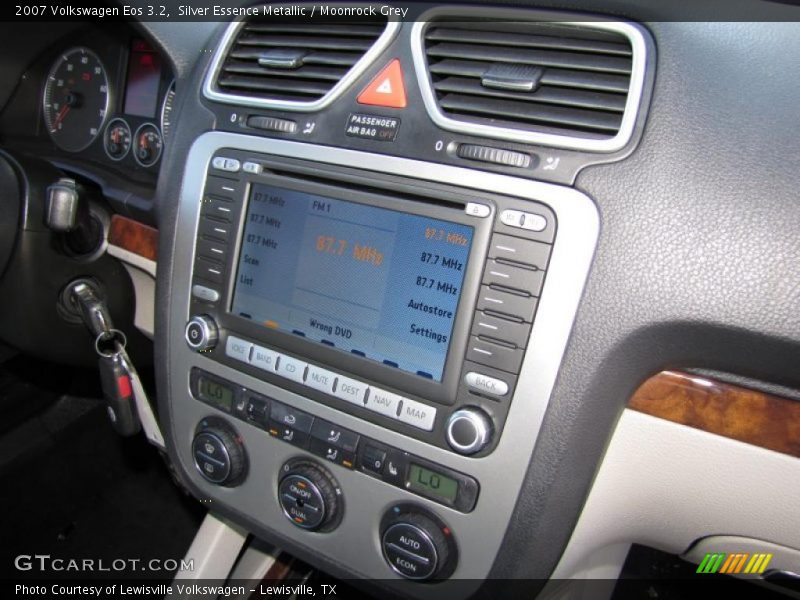 Controls of 2007 Eos 3.2