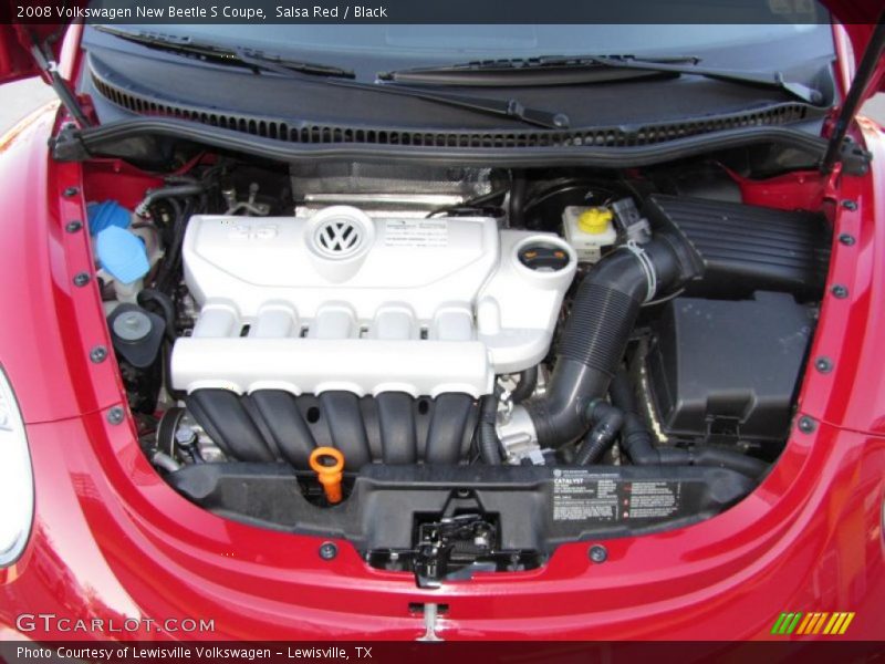 Salsa Red / Black 2008 Volkswagen New Beetle S Coupe