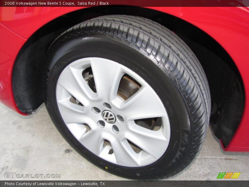 Salsa Red / Black 2008 Volkswagen New Beetle S Coupe