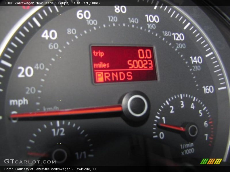 Salsa Red / Black 2008 Volkswagen New Beetle S Coupe