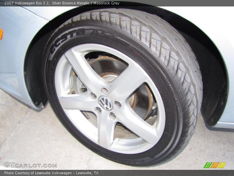 Silver Essence Metallic / Moonrock Grey 2007 Volkswagen Eos 3.2