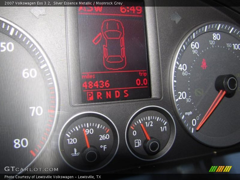 Silver Essence Metallic / Moonrock Grey 2007 Volkswagen Eos 3.2