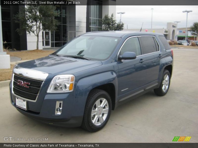 Steel Blue Metallic / Jet Black 2011 GMC Terrain SLE