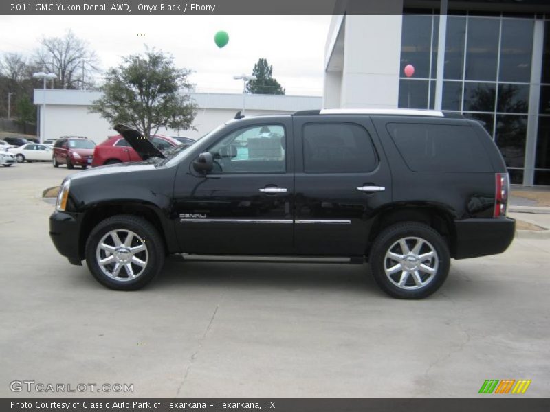 Onyx Black / Ebony 2011 GMC Yukon Denali AWD