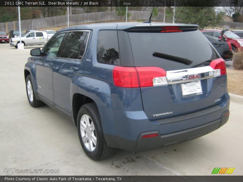 Steel Blue Metallic / Jet Black 2011 GMC Terrain SLE