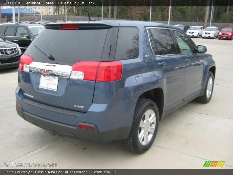 Steel Blue Metallic / Jet Black 2011 GMC Terrain SLE