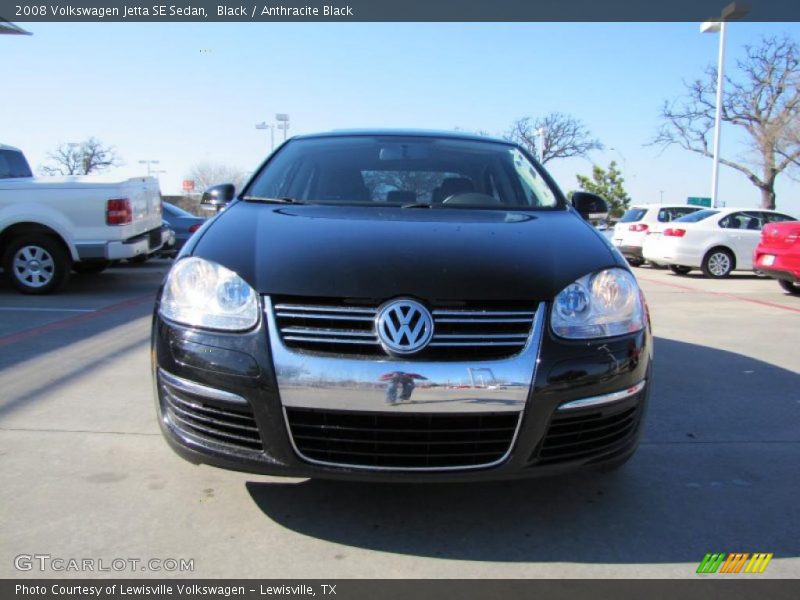 Black / Anthracite Black 2008 Volkswagen Jetta SE Sedan