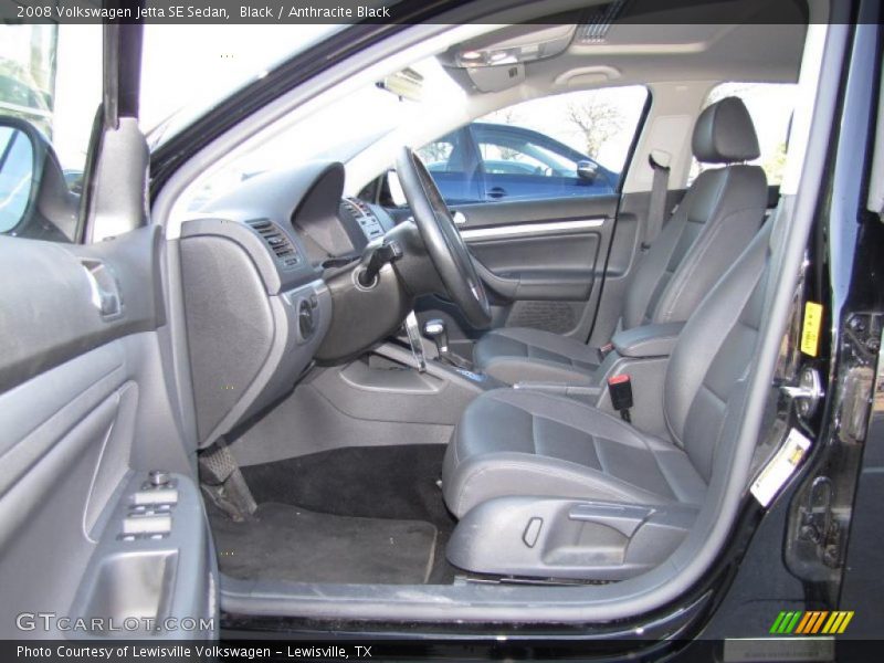 Black / Anthracite Black 2008 Volkswagen Jetta SE Sedan