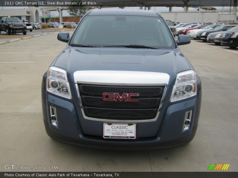 Steel Blue Metallic / Jet Black 2011 GMC Terrain SLE