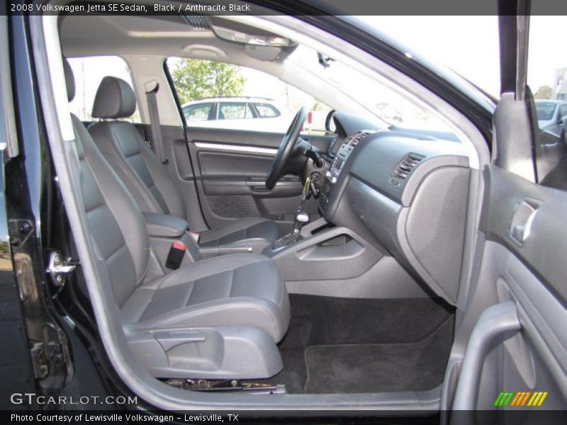 Black / Anthracite Black 2008 Volkswagen Jetta SE Sedan