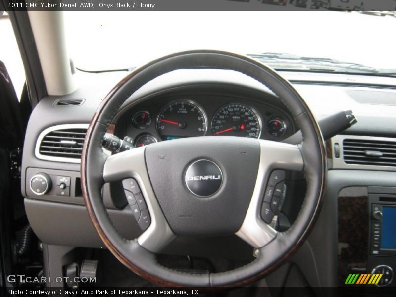 Onyx Black / Ebony 2011 GMC Yukon Denali AWD