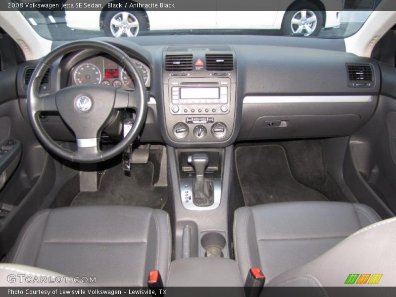 Black / Anthracite Black 2008 Volkswagen Jetta SE Sedan