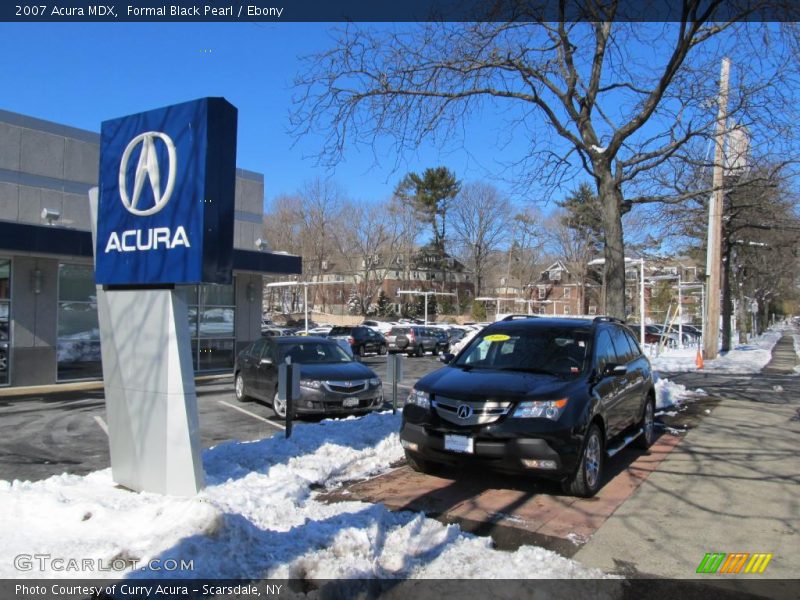 Formal Black Pearl / Ebony 2007 Acura MDX