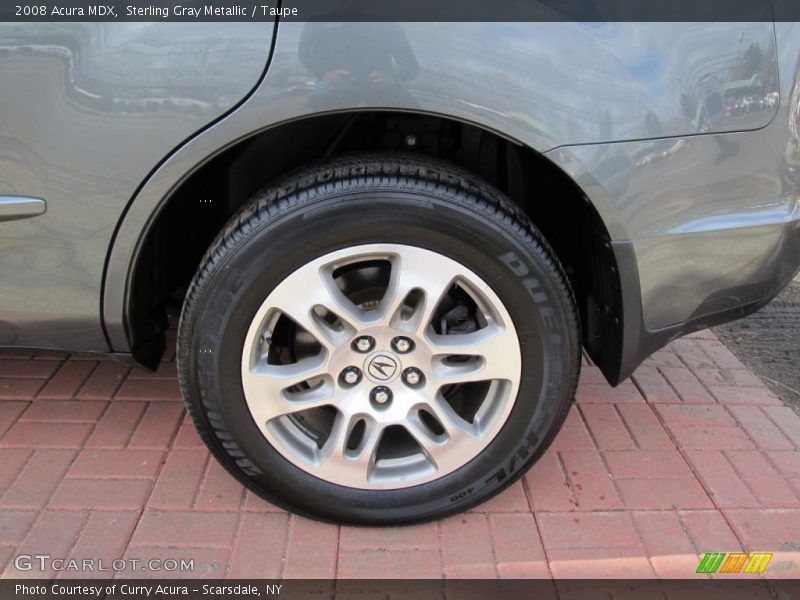 Sterling Gray Metallic / Taupe 2008 Acura MDX