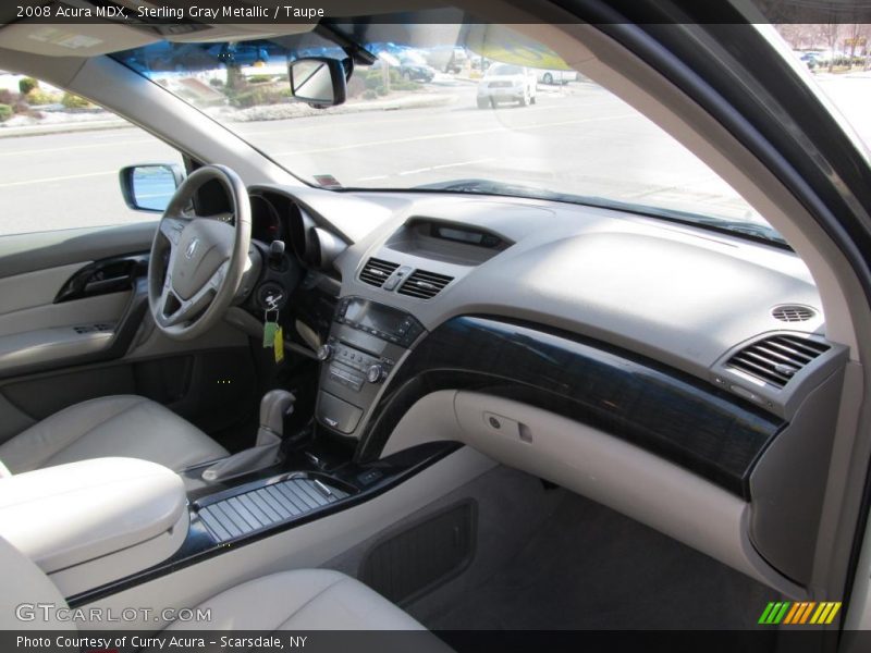 Sterling Gray Metallic / Taupe 2008 Acura MDX