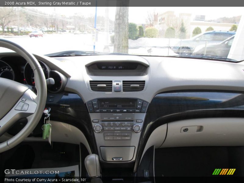 Sterling Gray Metallic / Taupe 2008 Acura MDX