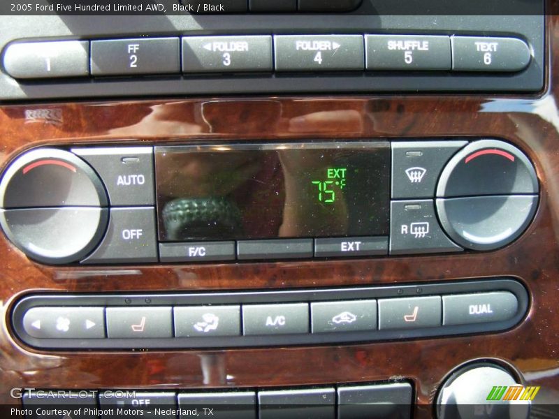 Black / Black 2005 Ford Five Hundred Limited AWD