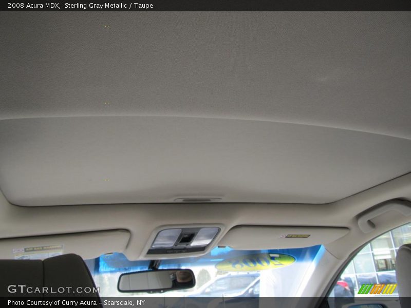 Sterling Gray Metallic / Taupe 2008 Acura MDX