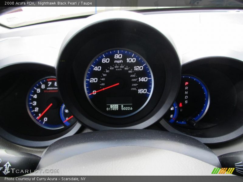 Nighthawk Black Pearl / Taupe 2008 Acura RDX