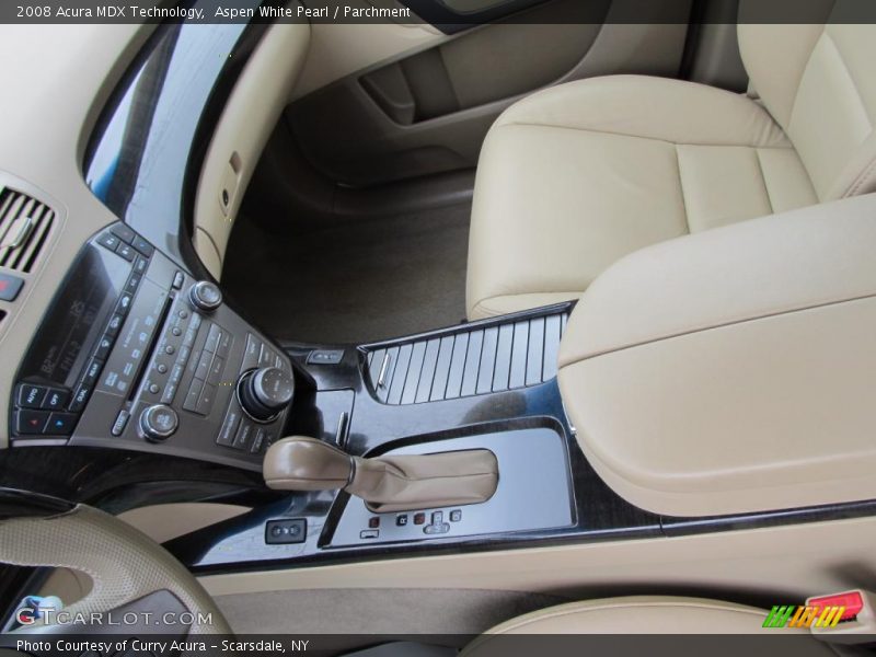 Aspen White Pearl / Parchment 2008 Acura MDX Technology