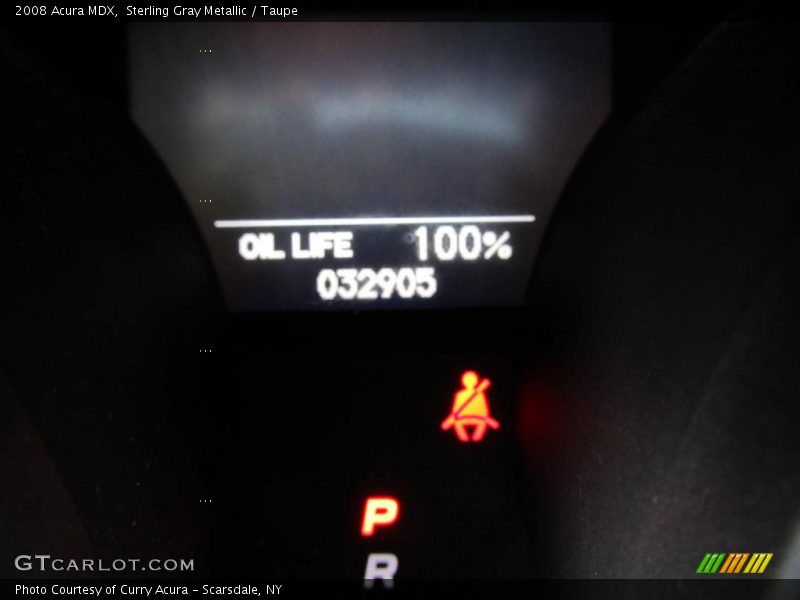 Sterling Gray Metallic / Taupe 2008 Acura MDX