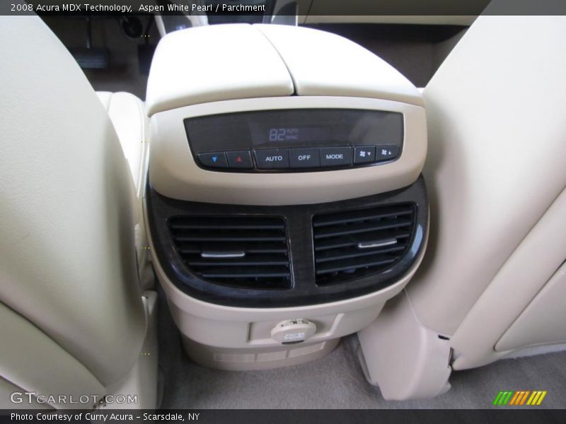 Aspen White Pearl / Parchment 2008 Acura MDX Technology