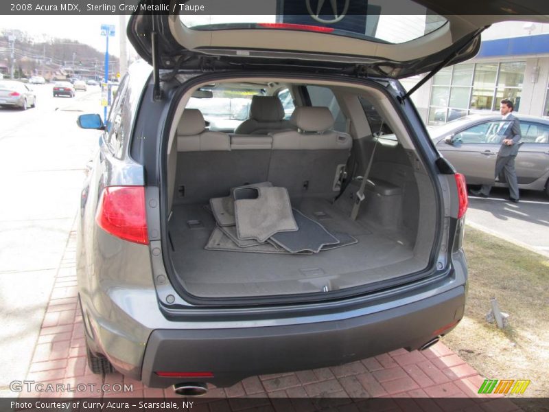 Sterling Gray Metallic / Taupe 2008 Acura MDX