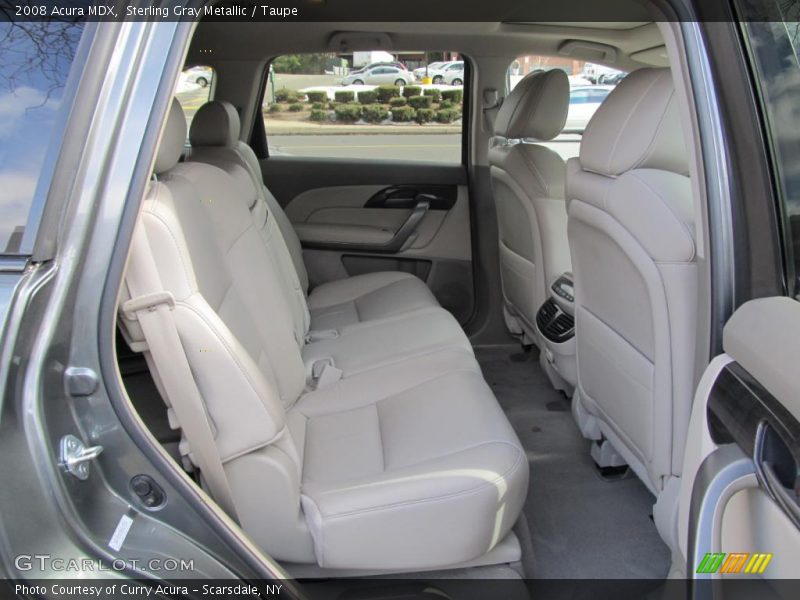 Sterling Gray Metallic / Taupe 2008 Acura MDX