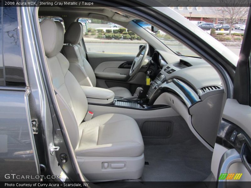 Sterling Gray Metallic / Taupe 2008 Acura MDX