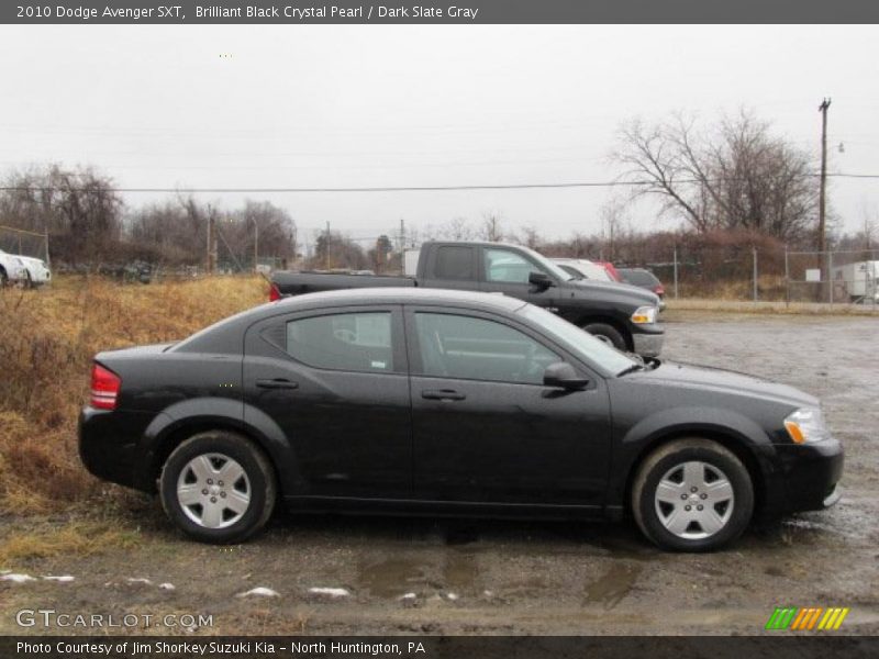 Brilliant Black Crystal Pearl / Dark Slate Gray 2010 Dodge Avenger SXT