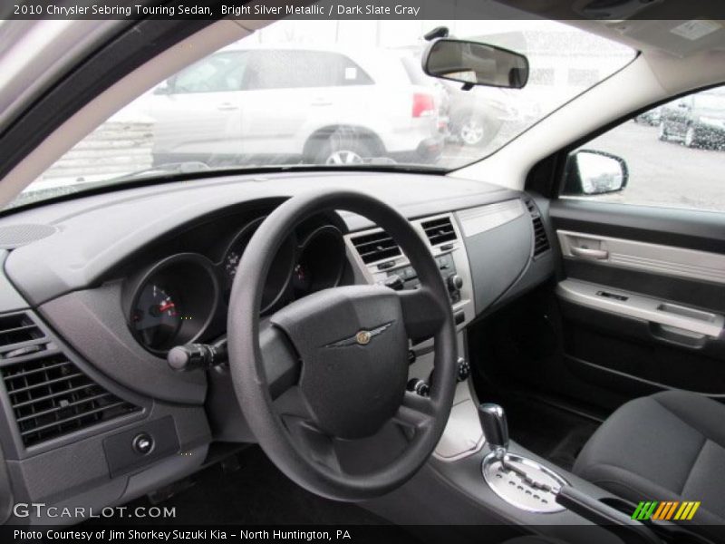 Bright Silver Metallic / Dark Slate Gray 2010 Chrysler Sebring Touring Sedan