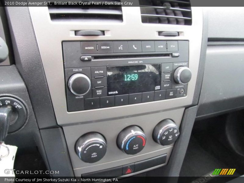 Brilliant Black Crystal Pearl / Dark Slate Gray 2010 Dodge Avenger SXT
