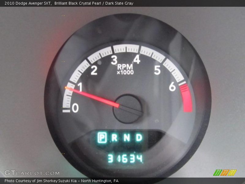 Brilliant Black Crystal Pearl / Dark Slate Gray 2010 Dodge Avenger SXT
