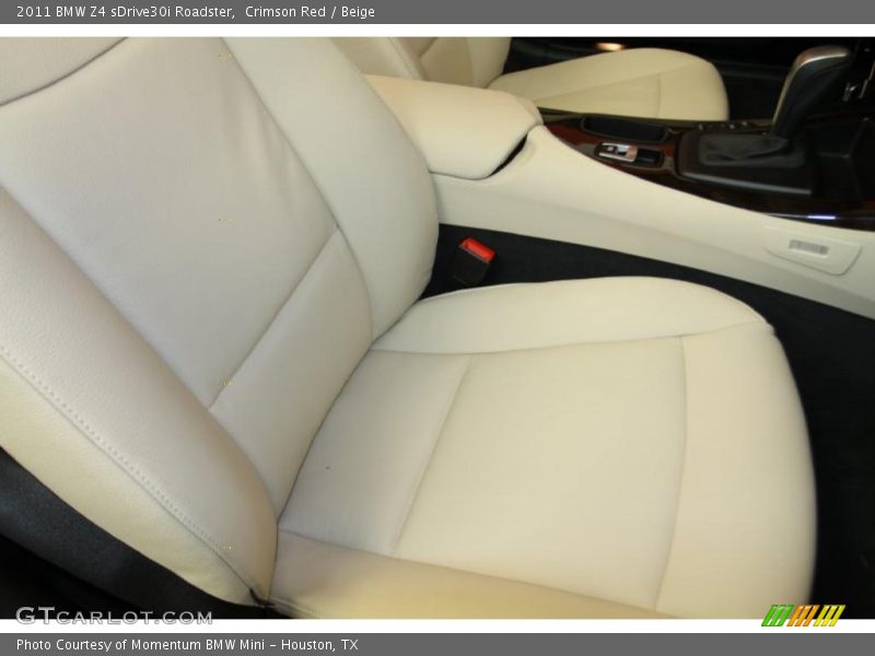 Crimson Red / Beige 2011 BMW Z4 sDrive30i Roadster
