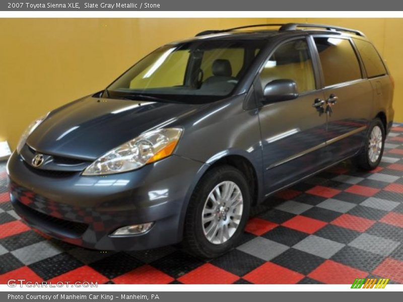 Slate Gray Metallic / Stone 2007 Toyota Sienna XLE