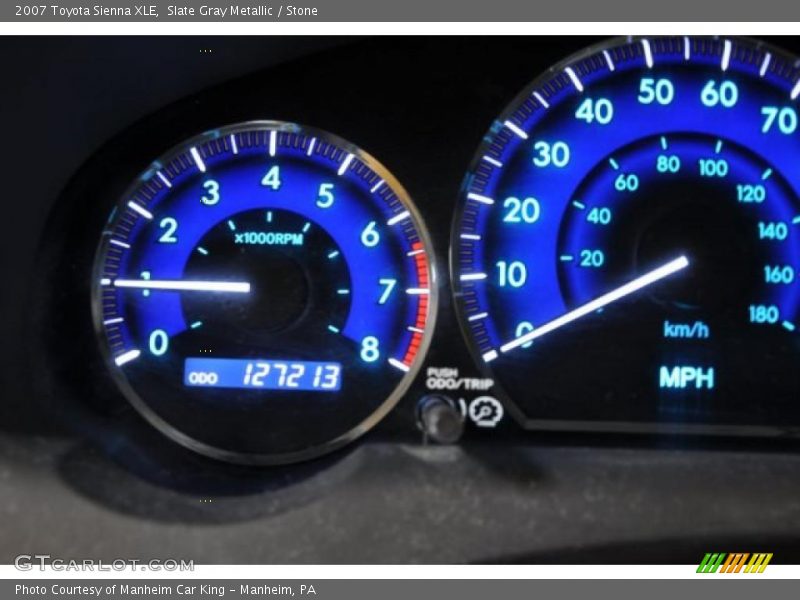 Slate Gray Metallic / Stone 2007 Toyota Sienna XLE