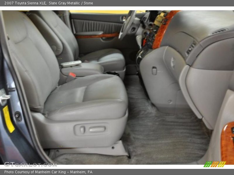 Slate Gray Metallic / Stone 2007 Toyota Sienna XLE