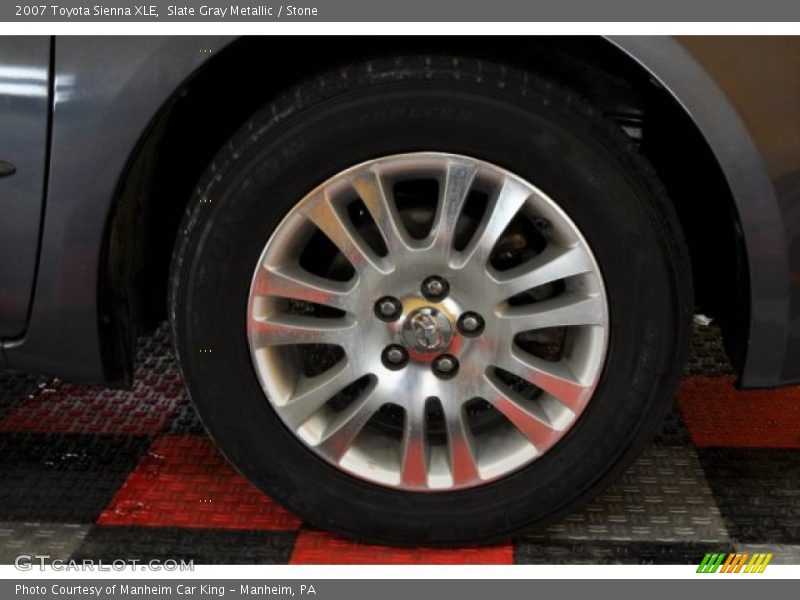 Slate Gray Metallic / Stone 2007 Toyota Sienna XLE