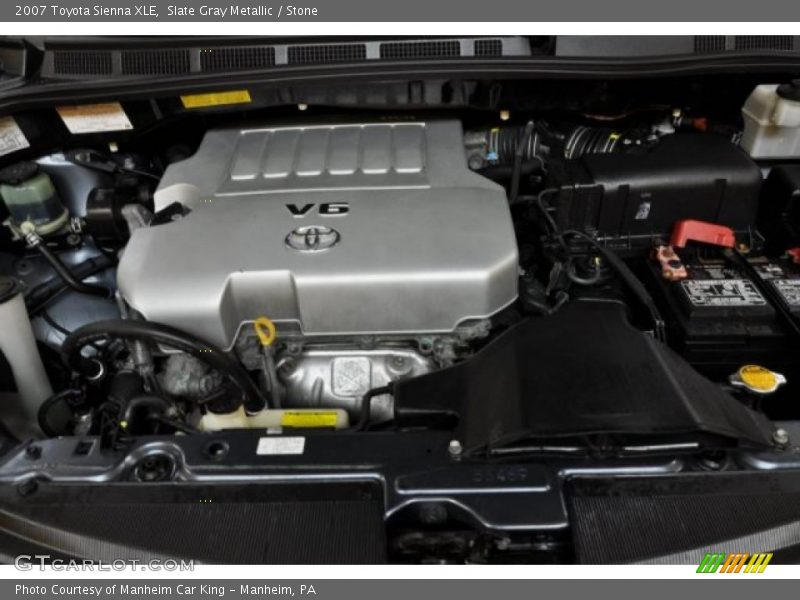 Slate Gray Metallic / Stone 2007 Toyota Sienna XLE