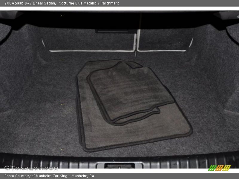 Nocturne Blue Metallic / Parchment 2004 Saab 9-3 Linear Sedan