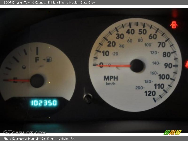 Brilliant Black / Medium Slate Gray 2006 Chrysler Town & Country