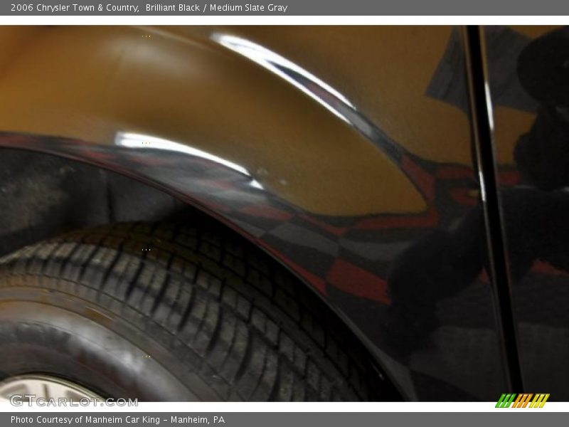 Brilliant Black / Medium Slate Gray 2006 Chrysler Town & Country
